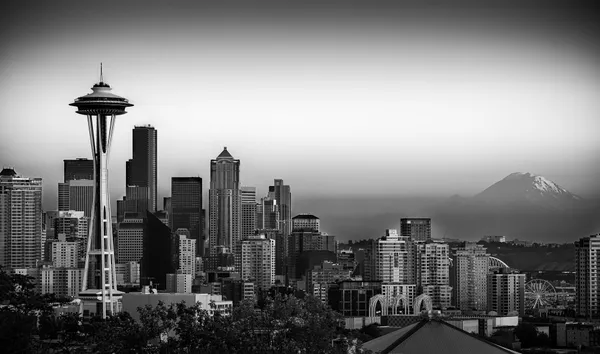 Seattle Skyline | B&W