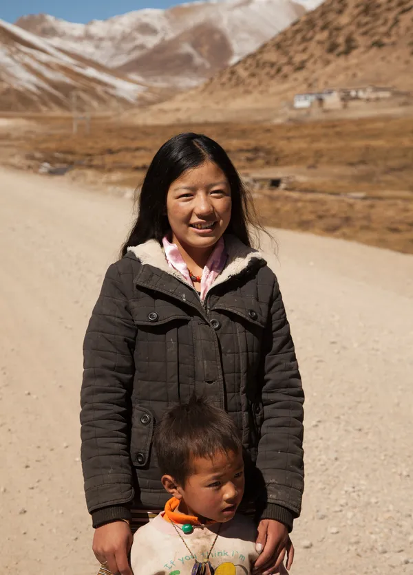 Mutter und Kind | Tibet