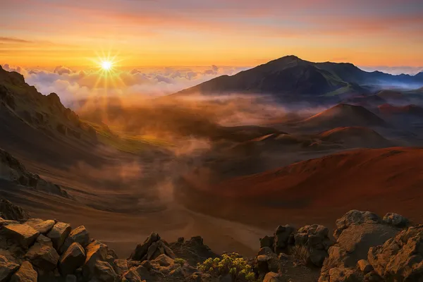 Haleakalā über den Wolken, Maui