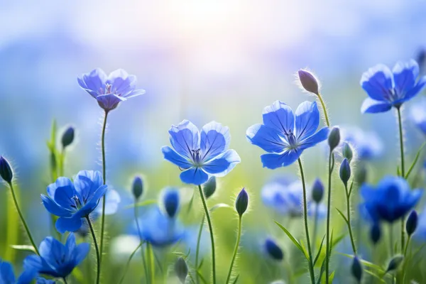 Blaue Blumen | Pflaumheim