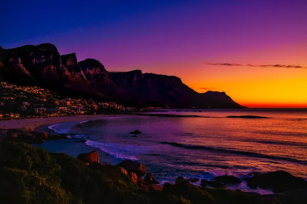 Sonnenuntergang über dem Tafelberg