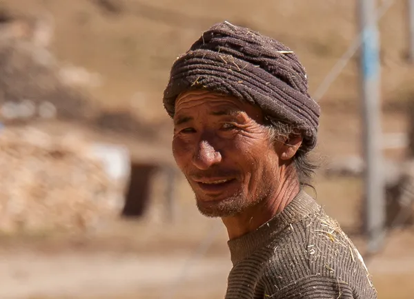 Mann mit Wollmütze | Tibet