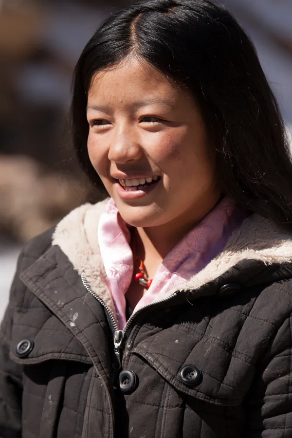 Portrait eines Mädchens | Tibet